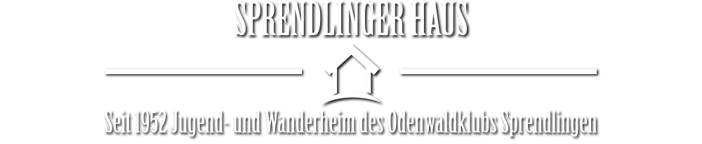 Seit 1952 Jugend- und Wanderheim des Odenwaldklubs Sprendlingen